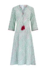 La Sereno Cotton Dress - Aqua