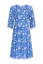 Crete Cotton Dress - Blue