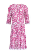 Crete Cotton Dress - Fuchsia