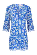 Crete Cotton Kaftan - Blue