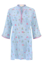 Grenadines Cotton Kaftan - Blue