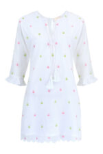 Hammock Cove Cotton Kaftan - White